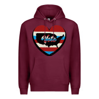 Burgundy VOTE Premium Hoodie - Bettercallsaul