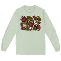 Matcha football background Long Sleeve Tee - BarkalooDesign