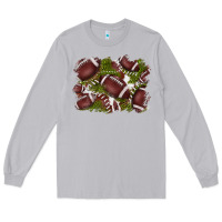 Moon Dust football background Long Sleeve Tee - BarkalooDesign
