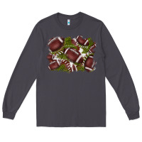 Smoke football background Long Sleeve Tee - BarkalooDesign