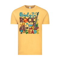 Vintage Mustard ready to rock 4th grade Vintage Tee - JahusDesignShop