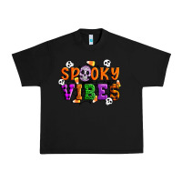 Black Spooky vibes Urban Heavy Tee - Artiststas