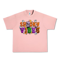 Salmon Spooky vibes Urban Heavy Tee - Artiststas