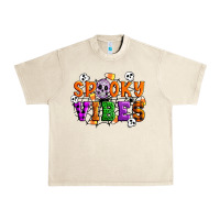 Sandshell Spooky vibes Urban Heavy Tee - Artiststas