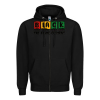 Black prime element Zipper Hoodie - MaliasSmallBusiness