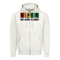Oatmeal Heather prime element Zipper Hoodie - MaliasSmallBusiness