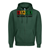 Sports Green prime element Zipper Hoodie - MaliasSmallBusiness