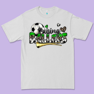 Raising Ballers Soccer Premium Tee Designed By Zillion Design Studio