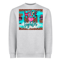 Heather Grey wife mom fighter tumbler Heavyweight Sweatshirt - JahusDesignShop