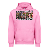 Fuchsia Pink its the guts and its the glory a hundred stripes Urban Hoodie - CowGirlArtShop