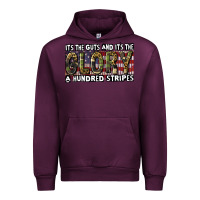 Mauve Wine its the guts and its the glory a hundred stripes Urban Hoodie - CowGirlArtShop