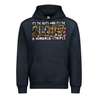 Navy its the guts and its the glory a hundred stripes Urban Hoodie - CowGirlArtShop