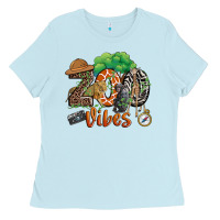 Baby Blue zoo vibes Ladies Tee - JahusDesignShop