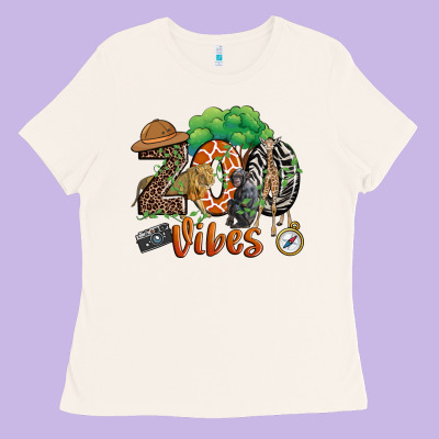 Zoo Vibes Ladies Tee Designed By Jahusdesignshop