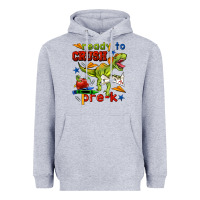 Heather Grey ready to crush pre k Heavyweight Hoodie - BundleAndBundleShop