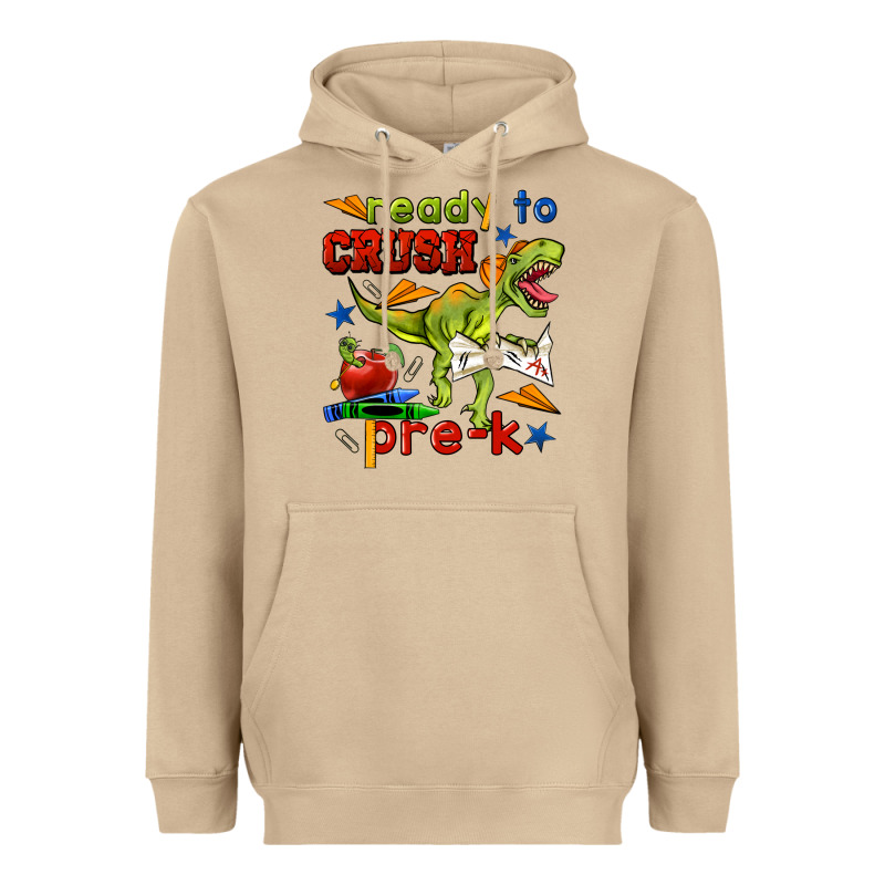 Ready To Crush Pre K Heavyweight Hoodie by BundleAndBundleShop | Teevron