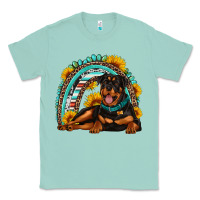 Seafoam Rottweiler  rainbow Classic Tee - Artiststas