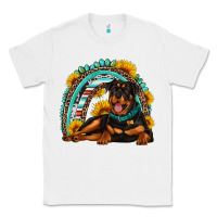 White Rottweiler  rainbow Classic Tee - Artiststas