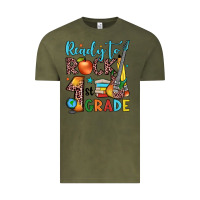 Vintage Olive ready to rock 1st grade Vintage Tee - JahusDesignShop