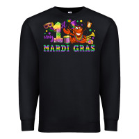 Black my first mardi gras Premium Sweatshirt - LillyAllenDesigns
