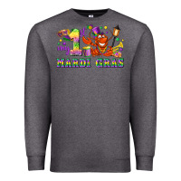 Charcoal Heather my first mardi gras Premium Sweatshirt - LillyAllenDesigns