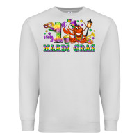 Dove Grey my first mardi gras Premium Sweatshirt - LillyAllenDesigns