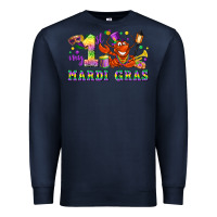 Navy my first mardi gras Premium Sweatshirt - LillyAllenDesigns