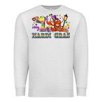 Oatmeal Heather my first mardi gras Premium Sweatshirt - LillyAllenDesigns