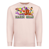 Pale Pink my first mardi gras Premium Sweatshirt - LillyAllenDesigns