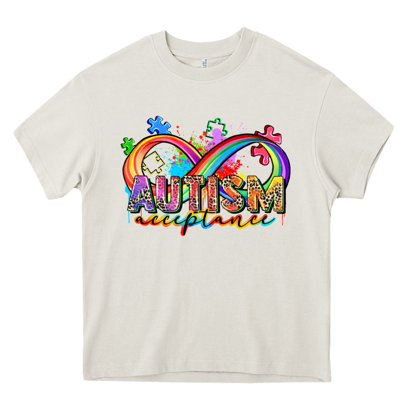 Autism Acceptance Heavy Core Tee by Zillion Design Studio | Teevron