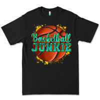 Black basketball junkie Premium Tee - texasbilliewilder
