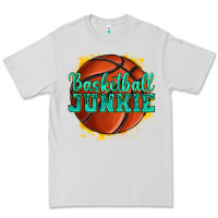 Dove Grey basketball junkie Premium Tee - texasbilliewilder