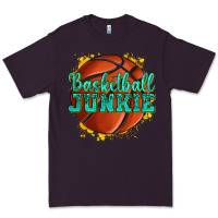 Plum basketball junkie Premium Tee - texasbilliewilder
