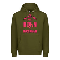Army Green LEGENDS ARE BORN İN DECEMBER Premium Hoodie - Bettercallsaul