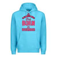 Ocean Blue LEGENDS ARE BORN İN DECEMBER Premium Hoodie - Bettercallsaul