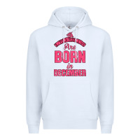 White LEGENDS ARE BORN İN DECEMBER Premium Hoodie - Bettercallsaul