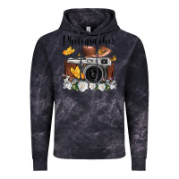 Cloud Black photographer floral butterfly film roll vintage camera Vintage Hoodie - FaDigitalArtStudio