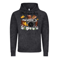 Vintage Black photographer floral butterfly film roll vintage camera Vintage Hoodie - FaDigitalArtStudio