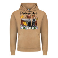 Vintage Camel photographer floral butterfly film roll vintage camera Vintage Hoodie - FaDigitalArtStudio