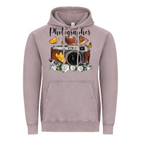 Vintage Zinc photographer floral butterfly film roll vintage camera Vintage Hoodie - FaDigitalArtStudio