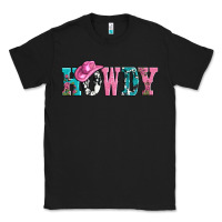 Black valentines day howdy and heart gift Classic Tee - AdoDesignShop