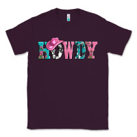 Plum valentines day howdy and heart gift Classic Tee - AdoDesignShop