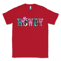 Red valentines day howdy and heart gift Classic Tee - AdoDesignShop