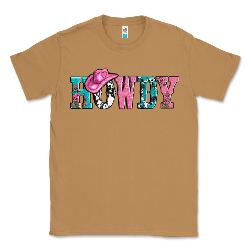 Valentines Day Howdy And Heart Gift Classic Tee by AdoDesignShop | Teevron