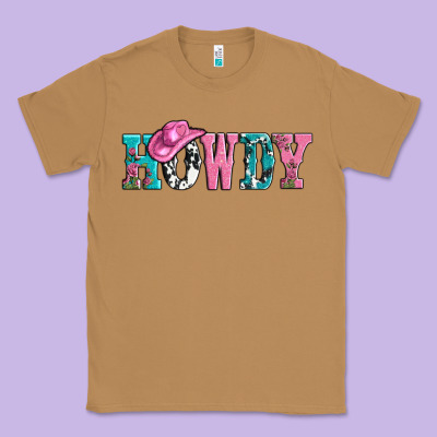 Valentines Day Howdy And Heart Gift Classic Tee Designed By Adodesignshop