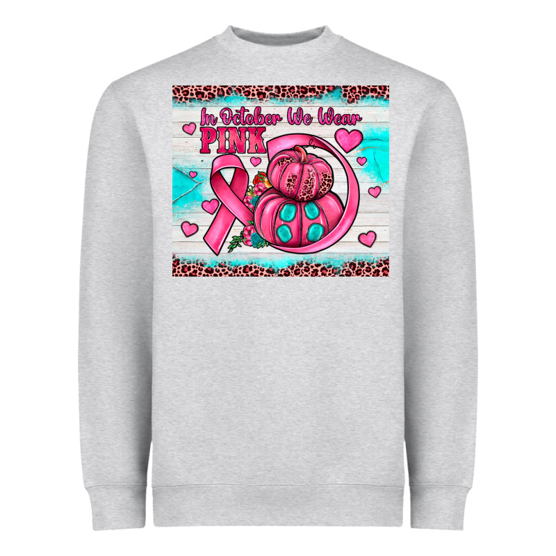 In October We Wear Pink Heavyweight Sweatshirt by JahusDesignShop | Teevron