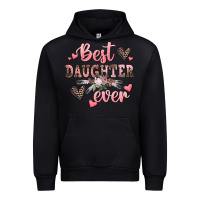 Black best daughter ever mother's day Urban Hoodie - CowGirlArtShop