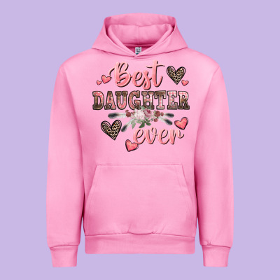 Best Daughter Ever Mother's Day Urban Hoodie Designed By Cowgirlartshop
