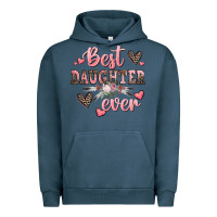 Pigment Midnight Navy best daughter ever mother's day Urban Hoodie - CowGirlArtShop