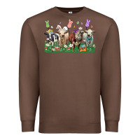 Chestnut easter cow Premium Sweatshirt - LillyAllenDesigns